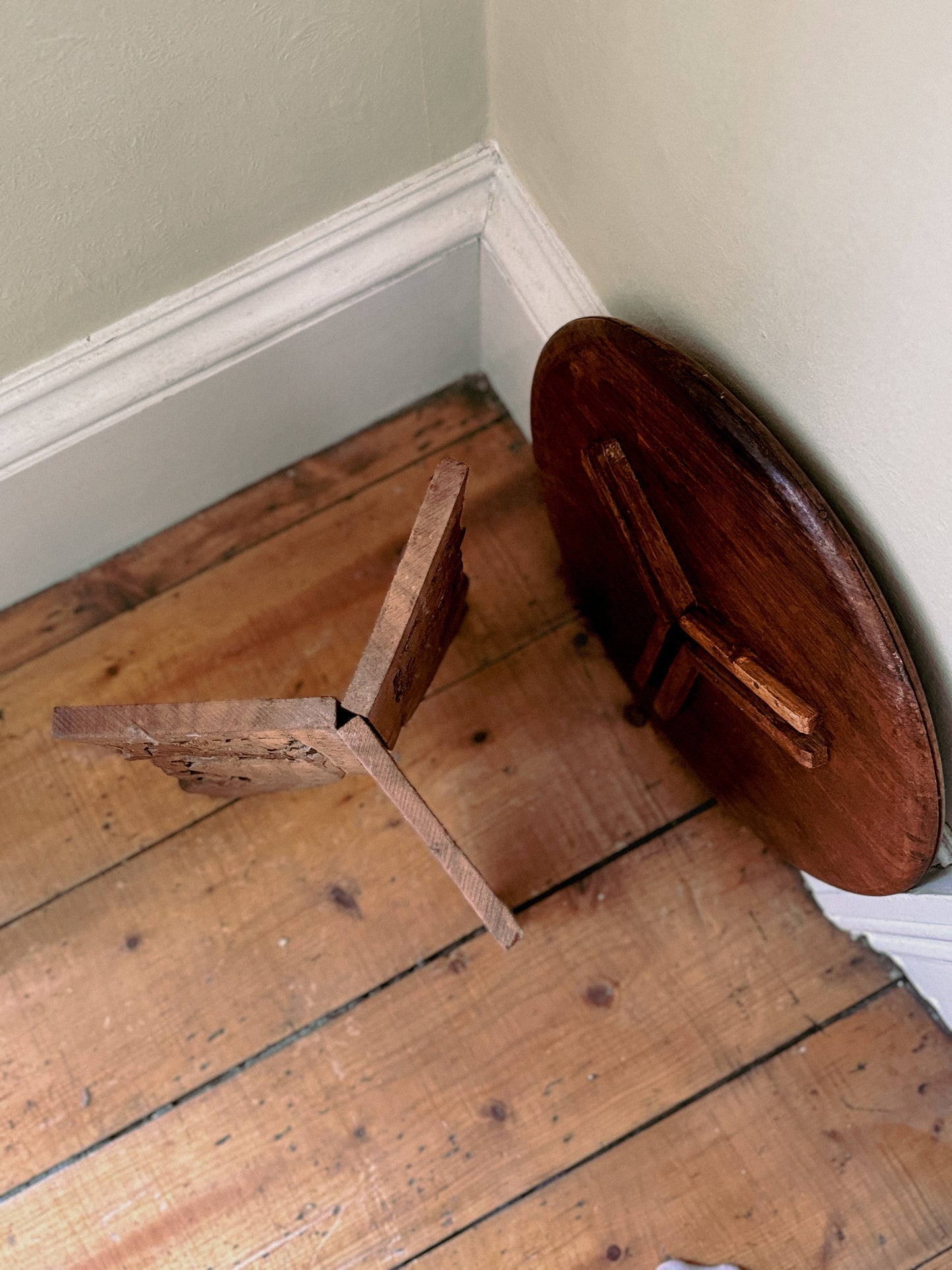 Anglo-Indian Carved Folding Table